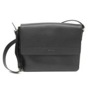 Pre-owned Leather prada-bags Prada Vintage , Black , Dames