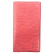 Pre-owned Leather wallets Louis Vuitton Vintage , Red , Dames