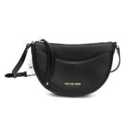 Pre-owned Leather shoulder-bags Michael Kors Pre-owned , Black , Dames