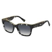 163/S-9Wz Zonnebril in Havana Zwart Marc Jacobs , Multicolor , Dames