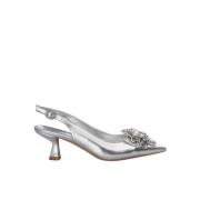 Bloemenversierde High Heels Alma EN Pena , Gray , Dames