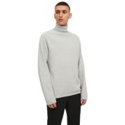 Essential Knit Roll Neck Sweater Light Grey Jack & Jones , Gray , Here...