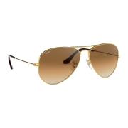 Aviator Zonnebril Metaal Kristal Unisex Ray-Ban , Yellow , Heren