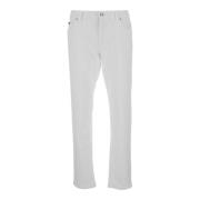 Witte Slim Fit Jeans Dolce & Gabbana , White , Heren