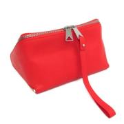 Pre-owned Leather clutches Bottega Veneta Vintage , Red , Dames