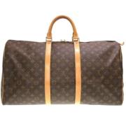 Pre-owned Canvas travel-bags Louis Vuitton Vintage , Brown , Dames