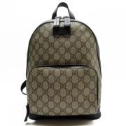 Pre-owned Canvas backpacks Gucci Vintage , Beige , Dames