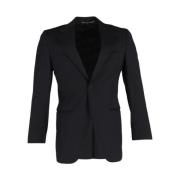 Pre-owned Wool outerwear Dolce & Gabbana Pre-owned , Black , Heren