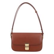 Grace Baguette Schoudertas A.p.c. , Brown , Dames