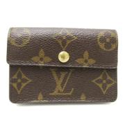 Pre-owned Canvas wallets Louis Vuitton Vintage , Brown , Dames