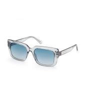 Stijlvolle zonnebril met blauwe gradiëntlens Guess , Blue , Unisex
