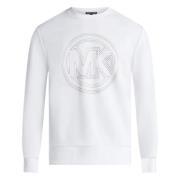 Witte Victory LT Crew Shirt Michael Kors , White , Heren