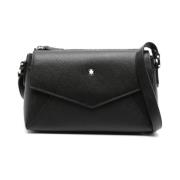 Stijlvolle zwarte tassen Montblanc , Black , Heren