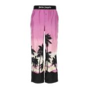 Zijden Pyjamabroek Palm Angels , Multicolor , Heren