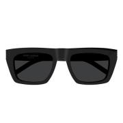 Klassieke vierkante zonnebril SL M131 001 Saint Laurent , Black , Unis...