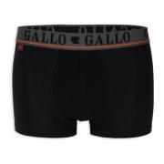 Zwarte Katoenen Boxershorts Gallo , Black , Heren