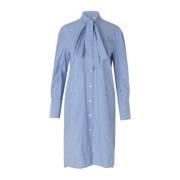 Gestreepte Katoenen Oversized Jurk Baum und Pferdgarten , Blue , Dames