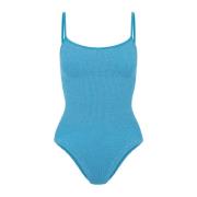 Stoute Spaghetti-Strap Badpak Hunza G , Blue , Dames