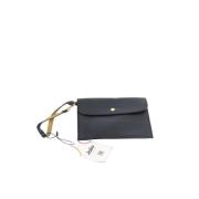 Pre-owned Leather clutches Stella McCartney Pre-owned , Black , Dames