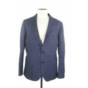 Pre-owned Wool outerwear Tommy Hilfiger Pre-owned , Blue , Dames