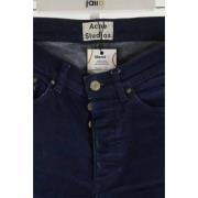 Pre-owned Cotton jeans Acne Studios Pre-owned , Blue , Dames
