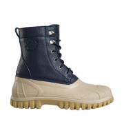 Extravagante Leren Veterschoenen Diemme , Blue , Dames