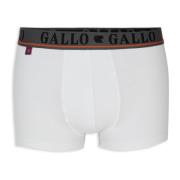 Witte Katoenen Boxershorts Gallo , White , Heren