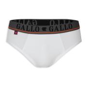 Witte katoenen slips Gallo , White , Heren