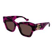 Vierkante zonnebril Trendy Urban Style Gucci , Multicolor , Unisex