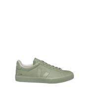 Chromevrije Leren Sneakers Veja , Green , Dames