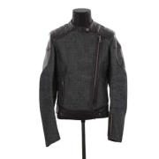 Pre-owned Leather outerwear Gucci Vintage , Black , Dames