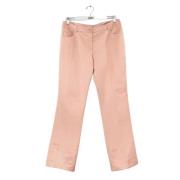 Pre-owned Fabric bottoms Dior Vintage , Pink , Dames