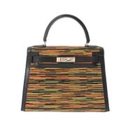 Pre-owned Leather handbags Hermès Vintage , Multicolor , Dames