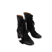 Pre-owned Leather boots Chloé Pre-owned , Black , Dames