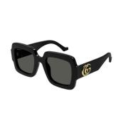 Zwart Grijs Zonnebril Gg1547S Gucci , Black , Dames