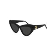 Stijlvolle zonnebril met Indeterminado montuur Gucci , Black , Dames