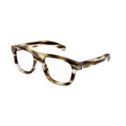 Stijlvolle Havana Frame Zonnebril Gucci , Brown , Heren