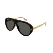 Zwart Grijs Zonnebril Gg1515S 001 Gucci , Black , Heren