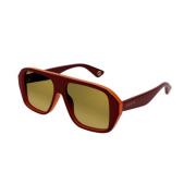 Rood Goud Aviator Zonnebril Gg1615S 003 Gucci , Red , Heren