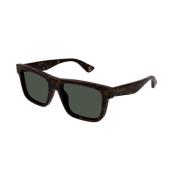 Groene Havana Zonnebril Gg1618S 002 Gucci , Brown , Heren