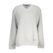 Grijze Geborduurde Sweater Cavalli Class , Gray , Dames