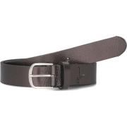 Metallic Leren Riem Legend , Gray , Dames