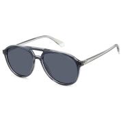 Grey Blue Sunglasses Polaroid , Gray , Unisex