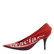 Pre-owned Fabric heels Balenciaga Vintage , Red , Dames