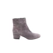Pre-owned Leather boots Gianvito Rossi Pre-owned , Gray , Dames
