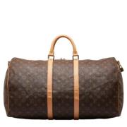 Pre-owned Canvas handbags Louis Vuitton Vintage , Brown , Dames