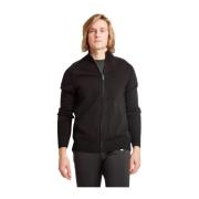 Effen Katoenen Rits Trui RRD , Black , Heren