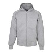 Grijze Hoodie van Katoen Aw24 Autry , Gray , Heren