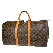 Pre-owned Canvas handbags Louis Vuitton Vintage , Brown , Dames