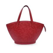 Pre-owned Leather handbags Louis Vuitton Vintage , Red , Dames